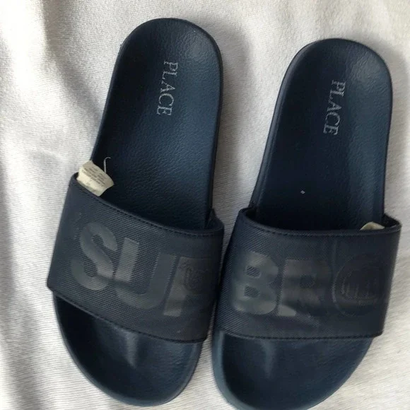 Place kids Navy Blue Sliders . - Picture 5 of 6